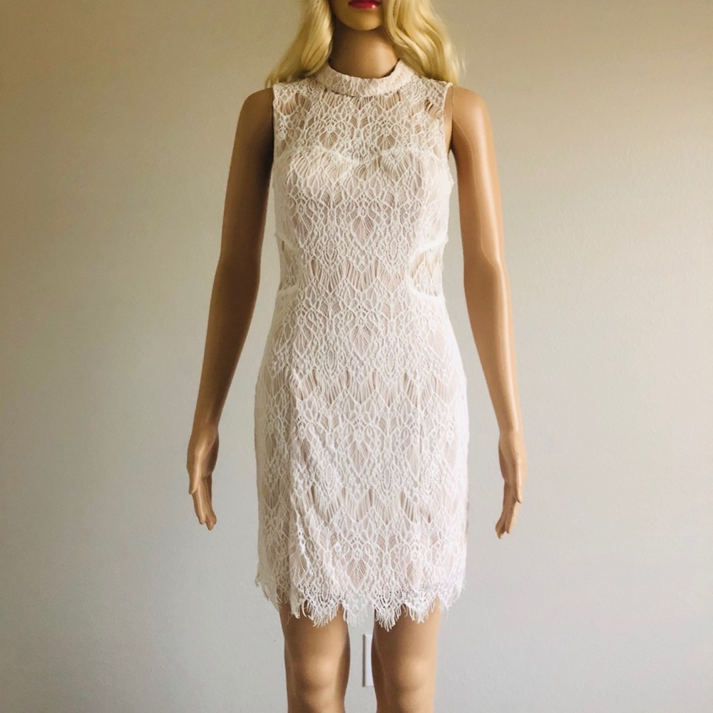 AKIRA Chicago Black Label Crochet Dress SZ M